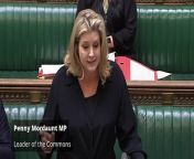Leader of the Commons Penny Mordaunt has compared Sir Keir Starmer to a crab and accused him of running &#92;
