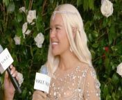 Karol G is fairy-like speaking to Gwendoline Christie and Ashley Graham at her first Met Gala.
