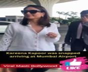 Kareena Kapoor was snapped arriving at Mumbai Airport