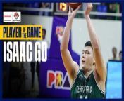 PBA Player of the Game Highlights: Isaac Go scores career-high 22 to help steer Terrafirma past San Miguel for historic playoff win from pashto san