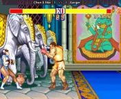 Street Fighter II'_ Hyper Fighting - Chun li like vs Garger from street fighter tas 4