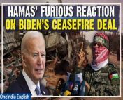 Hamas criticised US President Joe Biden on Sunday for linking a Gaza cease-fire to the release of Israelis held captive by the Palestinian group. Biden stated on Saturday that a cease-fire in Gaza could occur as soon as “tomorrow” if Hamas released Israelis in its custody. Hamas deemed this stance as a step backward from the outcomes of previous negotiations. They noted that their approval of a proposal, facilitated by mediators from Egypt and Qatar, had been done with the knowledge of the United States. &#60;br/&#62; &#60;br/&#62; &#60;br/&#62; &#60;br/&#62;#BidenCeasefire #CeasefireOffer #US #Netanyahu #RafahOffensive #biden #israel #hamas #rafah #hostage #palestine #MiddleEast #usa #IsraelHamasWar #houthis #hezbollah #iran &#60;br/&#62;~HT.178~PR.152~ED.194~GR.121~