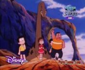 Suneo shows a fossil of dinosaur claw to everyone except Nobita. Being angry, Nobita claims he will be able to find a living dinosaur. As Doraemon refuses to help him, he digs on a hillside, but instead earns punishment from a landlord nearby who forces him to unearth a hole in the ground. He finds an egg-shaped stone underneath and quickly uses a time wrap to return it to its former form and after warming it, the egg hatches to reveal a plesiosaur, who is subsequently named Piisuke by Nobita.&#60;br/&#62;&#60;br/&#62;As Piisuke grows too large and is in danger of being found, Doraemon and Nobita transport him to 100 million years ago in the Late Cretaceous period. They are attacked by a mysterious assailant who previously tried to make a deal with Nobita to sell Piisuke, though they manage to escape. Left with no proof, Nobita shows them Piisuke through a monitor, but realizes that he and Doraemon had transported Piisuke to the North American shore after the time machine was attacked.&#60;br/&#62;&#60;br/&#62;The group lands on the North American shore and finds Piisuke, but the time machine is broken and must be taken back to Nobita’s desk in faraway Japan if they want to go back to the present time. As they travel across the land connecting North America and Asia, they meet with various dinosaur species who either help or hinder their progress, such as Ornithomimus, Apatosaurus, and Tyrannosaurus.