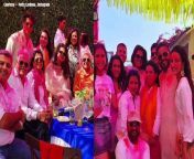 Several pictures of Priyanka Chopra celebrating Holi with husband Nick Jonas and daughter Malti Marie Chopra Jonas have surfaced on social media. Their joyous pictures are rapidly going viral and fans love their celebrations. Have a look!&#60;br/&#62;&#60;br/&#62;#priyankachopra #nickjonas #maltimarie #holi2024 #holiparty #trending #viralvideo #entertainmentnews #bollywood