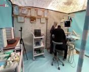 Gaza dentist Najdat Saqr has been forced to set up shop in a makeshift tent after aerial bombardments damaged his clinic. Veuer’s Matt Hoffman has the story.