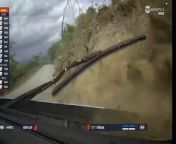 WRC Kenya 2024 SS06 Tanak Crashes from miss rwanda 2024