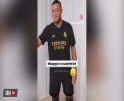 AI Video shows Mbappé in Real Madrid shirt from ai indian bikni