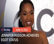 Singer-actress Jennifer Hudson brings home her first Tony Award for her stellar co-production of the broadway musical “A Strange Loop,” making her the 17th celebrity in history to achieve EGOT status. &#60;br/&#62;&#60;br/&#62;Full story: https://www.rappler.com/entertainment/celebrities/jennifer-hudson-achieves-egot-status-after-winning-tony-award-2022/&#60;br/&#62;