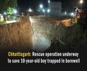 Rescue operations continue on war footing to save a 10-year-old boy who fell into a borewell at a village in Chhattisgarh&#39;s Janjgir-Champa district on June 13. &#60;br/&#62;&#60;br/&#62;The child, Rahul Sahu, fell into the 50-feet deep borewell located in the backyard of his house in Pihrid village, in Malkharoda development block, Chhattisgarh.