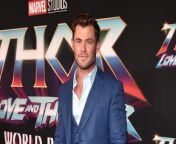 Chris Hemsworth has revealed he bared almost all during a nude scene in &#39;Thor: Love and Thunder&#39; with just a sock to preserve his modesty.