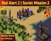 Mission 1: Red Dawn&#60;br/&#62;Red Alert 2 Soviet campaign: https://www.dailymotion.com/playlist/x87ypc&#60;br/&#62;-----------------------------------------------------------------------------&#60;br/&#62;Video walkthrough for mission 2 of the Soviet campaign in Command &amp; Conquer Red Alert 2. Played on hard difficulty with no commentary.&#60;br/&#62;&#60;br/&#62;Objectives:&#60;br/&#62;1. Force a landing and set up a base.&#60;br/&#62;2. Destroy all Allied forces.