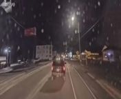 Moment driver smashes stolen truck at 70mph into car caught on dashcam footageSource Bellingham MP Police