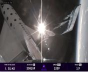 Video shows when Virgin Galactic successfully conducted its second commercial spaceflight. VSS Unity soared to suborbital space and back with 3passengers and the instructor that trained them, along with 2 pilots. &#60;br/&#62;Passengers: Jon Goodwin, Keisha Schahaffand Anastatia Mayers&#60;br/&#62;Crew:Commander C.J. Sturckow, pilot Kelly Latimer and Chief Astronaut Instructor Beth Moses&#60;br/&#62;&#60;br/&#62;Credit: Virgin Galactic
