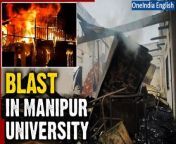 Unidentified assailants bombed the All Manipur Students&#39; Union (AMSU) office in Imphal, resulting in one death and one injury. Oinam Kenegy, 24, died, while Salam Michael, also 24, is hospitalized. Police are investigating, with no suspects identified yet. Prohibitory orders were in place in the area due to prior disputes. In another incident, a school&#39;s administrative section was vandalized and torched. &#60;br/&#62; &#60;br/&#62;#Manipur #Manipurvoilence #Manipurnews #AMSU #Manipurupdate #ManipurUniversity #Imphal #Meitei #KukiZo #Kukicommunity #Worldnews #Oneindia #Oneindia News &#60;br/&#62;~ED.155~