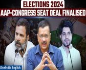 Congress and AAP strike a seat-sharing deal for Delhi, Gujarat, Haryana, Chandigarh, and Goa ahead of the 2024 elections. In Delhi, AAP will contest 4 seats while Congress will contest 3. The arrangement varies across states, with Congress contesting more seats, aiming for a strategic advantage against common rivals. &#60;br/&#62; &#60;br/&#62; &#60;br/&#62;#Congress #AAP #Aamaadmiparty #Congressparty #INC #BJP #Delhi #Haryana #Chandigarh #Goa #Electionnews #Elections2024 #Indianews #Oneindia #Oneindia News&#60;br/&#62;~ED.101~GR.121~