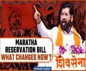 After three years, Maharashtra passes a bill granting Marathas 10% reservation in government jobs and education. This is the third attempt in a decade to address their concerns. Marathas, a significant community in Maharashtra, have historically held influence but felt sidelined. Previous efforts, including a 2018 Act, didn&#39;t fully satisfy their demands. With elections looming in 2024, some view this move as political maneuvering, while others await potential legal challenges. &#60;br/&#62; &#60;br/&#62;#Maharashtra #MarathaReservationBill #CMeknathShinde #Shinde #DevendraFadnavis #BJP #ShivSena #Supremecourt #Marathacommunity #Marathanews #Marathi #Maharashtranews #Worldnews #Oneindia #Oneindia News &#60;br/&#62;~HT.99~PR.152~ED.101~