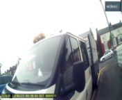 The civil enforcement officer was hurled to the ground after he slapped the motorist with a penalty charge while patrolling in the Foleshill area of Coventry.