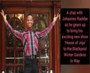Watch as Strictly star Johannes Radebe introduces his latest show adn shares how excited he is to bring it to Blackpool.