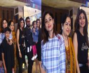 Shilpa Shetty and Raj Kundra step out for family Dinner with Shamita and Sunanda Shetty, Video Viral. watch Video to know more &#60;br/&#62; &#60;br/&#62;#ShilpaShetty #RajKundra #ShamitaShetty #ShilpaShettyVideo&#60;br/&#62;~PR.132~ED.141~