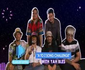Get to know acoustic Reggae band Yah Bles as they try to name a song for every letter of the alphabet in this &#39;A to Z Song Challenge&#39; video from Playlist Extra.&#60;br/&#62;