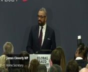 Home Secretary James Cleverly told the audience that fraud is &#92;