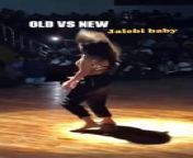 Old vs new dance by girl on jalebi baby