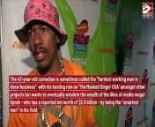Nick Cannon wants to be as rich as Oprah Winfrey as he jokes about having so many kids to feed.