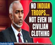 Maldives’ President Mohamad Muizzu has made a significant announcement regarding the presence of Indian troops in the island nation. A day after signing a military aid agreement with China, President Muizzu declared that no Indian troops, regardless of attire, would be allowed to enter the Maldives after May 10. This announcement comes amidst an ongoing diplomatic row and strained ties between India and the Maldives. &#60;br/&#62; &#60;br/&#62; &#60;br/&#62; #MohamedMuizzu #XiJinping #Maldives #Muizzu #China #PMModi #Chineseofficials #PMModi #Male #MaldivesIndiaRelations #Beijing&#60;br/&#62;~HT.178~PR.151~ED.101~GR.125~