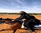Arabic Girl Horse Riding - Pakistan Trap Music from arabic