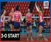 Cool Smashers crush Highrisers&#60;br/&#62;&#60;br/&#62;&#60;br/&#62;The Creamline Cool Smashers demolish the Galeries Tower Highrisers, 25-22, 25-17, 25-15, to notch their third straight win in the Premier Volleyball League (PVL) 2024 All-Filipino Conference at the Philippine Sports Arena in Pasig City on Thursday, March 7, 2024. Team captain Alyssa Valdez said that the team cannot be complacent and despite the sweep, they still need to address some of their lapses.&#60;br/&#62;&#60;br/&#62;Video byNicole Anne D.G. Bugauisan&#60;br/&#62;&#60;br/&#62;Subscribe to The Manila Times Channel - https://tmt.ph/YTSubscribe&#60;br/&#62; &#60;br/&#62;Visit our website at https://www.manilatimes.net&#60;br/&#62; &#60;br/&#62; &#60;br/&#62;Follow us: &#60;br/&#62;Facebook - https://tmt.ph/facebook&#60;br/&#62; &#60;br/&#62;Instagram - https://tmt.ph/instagram&#60;br/&#62; &#60;br/&#62;Twitter - https://tmt.ph/twitter&#60;br/&#62; &#60;br/&#62;DailyMotion - https://tmt.ph/dailymotion&#60;br/&#62; &#60;br/&#62; &#60;br/&#62;Subscribe to our Digital Edition - https://tmt.ph/digital&#60;br/&#62; &#60;br/&#62; &#60;br/&#62;Check out our Podcasts: &#60;br/&#62;Spotify - https://tmt.ph/spotify&#60;br/&#62; &#60;br/&#62;Apple Podcasts - https://tmt.ph/applepodcasts&#60;br/&#62; &#60;br/&#62;Amazon Music - https://tmt.ph/amazonmusic&#60;br/&#62; &#60;br/&#62;Deezer: https://tmt.ph/deezer&#60;br/&#62;&#60;br/&#62;Tune In: https://tmt.ph/tunein&#60;br/&#62;&#60;br/&#62;#themanilatimes &#60;br/&#62;#philippines&#60;br/&#62;#volleyball &#60;br/&#62;#sports