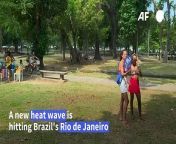 People in Rio de Janeiro seek &#39;open spaces&#39; and shades in a park as a new heatwave hits Brazil, with record-breaking temperatures. In western Rio, the head index reached 60.1 ºC on Saturday, a maximum since the Rio Alert System began taking these measurements in 2014. On Sunday, thermometers were reading between 37 and 38 ºC in most parts of the city.