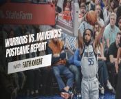 The Dallas Mavericks held the the Golden State Warriors under 100 points in a 109-99 win on Wednesday night.&#60;br/&#62;&#60;br/&#62;Dallas outscored the Golden State in the paint, 68-48. The team’s 68 paint points mark the team’s most paint points scored in a game this season.&#60;br/&#62;&#60;br/&#62;Kyrie Irving recorded a team-high 23 points, 10 assists, eight rebounds, one steal and one block tonight against the Warriors. His 23-10 marked his fifth double-double with points and assists as a Maverick.