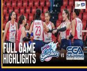 PVL Game Highlights: Creamline stays cool at 4-0 with Strong Group sweep from japanese bus group