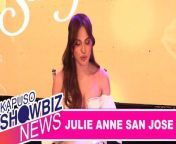 Julie Anne San Jose reflects on her career as she signs a new contract with GMA Network.&#60;br/&#62;The Limitless Star also shares how she deals with pressure and her thoughts on turning 30&#60;br/&#62;&#60;br/&#62;Kapuso Showbiz News is on top of the hottest entertainment news. We break down the latest stories and give it to you fresh and piping hot because we are where the buzz is.&#60;br/&#62;&#60;br/&#62;Be up-to-date with your favorite celebrities with just a click! Check out Kapuso Showbiz News for your regular dose of relevant celebrity scoop: www.gmanetwork.com/kapusoshowbiznews&#60;br/&#62;&#60;br/&#62;Subscribe to GMA Network&#39;s official YouTube channel to watch the latest episodes of your favorite Kapuso shows and click the bell button to catch the latest videos: www.youtube.com/GMANETWORK&#60;br/&#62;&#60;br/&#62;For our Kapuso abroad, you can watch the latest episodes on GMA Pinoy TV! For more information, visit http://www.gmapinoytv.com&#60;br/&#62;&#60;br/&#62;Connect with us on:&#60;br/&#62;Facebook: http://www.facebook.com/GMANetwork&#60;br/&#62;Twitter: https://twitter.com/GMANetwork&#60;br/&#62;Instagram: http://instagram.com/GMANetwork&#60;br/&#62;&#60;br/&#62;&#60;br/&#62;