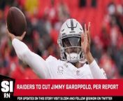 The Las Vegas Raiders are expected to cut quarterback Jimmy Garoppolo on Wednesday, according to The Athletic’s Dianna Russini. The reported move comes just hours after the franchise agreed to sign Gardner Minshew to a two-year deal and days after after the team released signal-caller Brian Hoyer.
