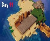Surviving 100 Days On An DESERTED ISLAND In Hardcore Minecraft…