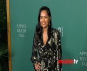 https://www.maximotv.com &#60;br/&#62;B-roll footage: Pooja Shah on the green carpet at Peacock&#39;s new series &#39;Apples Never Fall&#39; premiere on Tuesday, March 12, 2024, at the Academy Museum of Motion Pictures in Los Angeles, California, USA. This video is only available for editorial use in all media and worldwide. To ensure compliance and proper licensing of this video, please contact us. ©MaximoTV&#60;br/&#62;