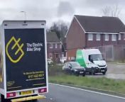 Roadworks caused traffic chaos on a key stretch of the A27 in West Sussex. Traffic was reduced to one lane, with dozens of cones in place, on the A27 eastbound – just past Lancing roundabout.&#60;br/&#62;Video courtesy of Eddie Mitchell