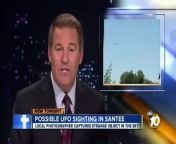 10News went looking for answers after a local woman snapped photos of an unidentified object flying over Santee.