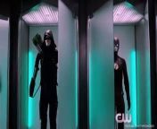 In its second major crossover event with “Arrow,” Vandal Savage (guest star Casper Crump) arrives in Central City and sets his sights on Kendra Saunders (guest star Ciara Renée). After Vandal attacks Kendra and Cisco (Carlos Valdes), they turn to Barry (Grant Gustin) for help. Realizing how dangerous Vandal is, Barry takes Kendra to Star City and asks Oliver and team to hide her until he can figure out how to stop Vandal. However, things quickly go from bad to worse when a man with wings AKA Hawkman (guest star Falk Hentschel) shows up and flies off with Kendra. Meanwhile, Harrison (Tom Cavanagh) develops a serum to make Barry run faster and asks Jay (guest star Teddy Sears) to test it out. Ralph Hemecker directed the episode with story by Greg Berlanti &amp; Andrew Kreisberg and teleplay by Aaron Helbing &amp; Todd Helbing (#208). Original airdate 12/1/2015.
