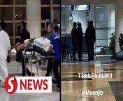 A murder attempt at Kuala Lumpur International Airport Terminal 1 (KLIA 1) left a bodyguard severely injured. &#60;br/&#62;&#60;br/&#62;Read more at https://tinyurl.com/2mmnduj3&#60;br/&#62;&#60;br/&#62;WATCH MORE: https://thestartv.com/c/news&#60;br/&#62;SUBSCRIBE: https://cutt.ly/TheStar&#60;br/&#62;LIKE: https://fb.com/TheStarOnline