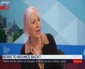 Boris Johnson removed as prime minister because he didn’t eat a piece of cake, says Nadine Dorries from johnson khan