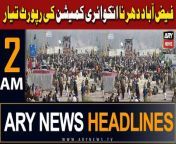 #faizabad #headlines #pmshehbazsharif #faizhameed #petrolprice &#60;br/&#62;&#60;br/&#62;.Faizabad commission gives ‘clean chit’ to Faiz Hameed&#60;br/&#62;&#60;br/&#62;.Govt committed to improve business climate in Pakistan: FinMin Aurangzeb&#60;br/&#62;&#60;br/&#62;Follow the ARY News channel on WhatsApp: https://bit.ly/46e5HzY&#60;br/&#62;&#60;br/&#62;Subscribe to our channel and press the bell icon for latest news updates: http://bit.ly/3e0SwKP&#60;br/&#62;&#60;br/&#62;ARY News is a leading Pakistani news channel that promises to bring you factual and timely international stories and stories about Pakistan, sports, entertainment, and business, amid others.&#60;br/&#62;&#60;br/&#62;Official Facebook: https://www.fb.com/arynewsasia&#60;br/&#62;&#60;br/&#62;Official Twitter: https://www.twitter.com/arynewsofficial&#60;br/&#62;&#60;br/&#62;Official Instagram: https://instagram.com/arynewstv&#60;br/&#62;&#60;br/&#62;Website: https://arynews.tv&#60;br/&#62;&#60;br/&#62;Watch ARY NEWS LIVE: http://live.arynews.tv&#60;br/&#62;&#60;br/&#62;Listen Live: http://live.arynews.tv/audio&#60;br/&#62;&#60;br/&#62;Listen Top of the hour Headlines, Bulletins &amp; Programs: https://soundcloud.com/arynewsofficial&#60;br/&#62;#ARYNews&#60;br/&#62;&#60;br/&#62;ARY News Official YouTube Channel.&#60;br/&#62;For more videos, subscribe to our channel and for suggestions please use the comment section.