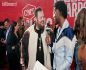 Jelly Roll caught up with Billboard&#39;s Tetris Kelly at the CMT Awards 2024.