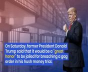 In a post on Truth Social criticizing a gag order imposed on him, Trump drew a comparison between himself and Nelson Mandela.&#60;br/&#62;&#60;br/&#62;With his trial set for April 15, Trump faces charges related to falsifying business documents.