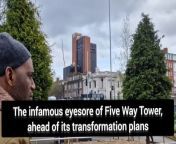 Birmingham&#39;s notorious eyesore tower block, was found in a state of disrepair. &#60;br/&#62;&#60;br/&#62;Birminghamworld took a look of the 23-storey building, the Five Ways Tower, on Frederick Road in Edgbaston, a well-known commercial structure in Birmingham that was closed nearly 20 years ago&#60;br/&#62;