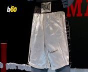 At Sotheby&#39;s auction house, the iconic Muhammad Ali’s white satin boxing trunks from his historic ‘Thrilla in Manila’ fight with Joe Frazier are going up for auction. Estimated to sell somewhere between &#36;4-6 million, these trunks have so much story to tell and have been doing so since 1975. Yair Ben-Dor has more.