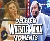 Not every WrestleMania moment is one WWE wants you to remember. These are 10 WrestleMania moments that have been cut on the WWE Network.&#60;br/&#62;&#60;br/&#62;00:00 - Start&#60;br/&#62;01:09 - 10&#60;br/&#62;02:10 - 9&#60;br/&#62;03:12 - 8&#60;br/&#62;04:04 - 7&#60;br/&#62;05:06 - 6&#60;br/&#62;06:06 - 5&#60;br/&#62;07:07 - 4&#60;br/&#62;08:04 - 3&#60;br/&#62;09:02 - 2&#60;br/&#62;09:57 - 1&#60;br/&#62;&#60;br/&#62;SUBSCRIBE TO partsFUNknown: https://bit.ly/2J2Hl6q&#60;br/&#62;TWITTER: https://twitter.com/partsfunknown&#60;br/&#62;FACEBOOK: https://www.facebook.com/partsfunknown/&#60;br/&#62;Buy wrestling merchandise here: https://www.wrestleshop.com/&#60;br/&#62;Read more Feature content here on WrestleTalk.com: https://wrestletalk.com/features/