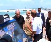 PM Shri Narendra Modi's visit to GALMobile Water Filtration Plant at Dor beach in Israel from shri ambaabavani teru
