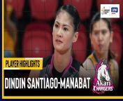 PVL Player of the Game Highlights: Dindin Santiago-Manabat scatters 25 points as Akari dims Capital1 from akari niimura